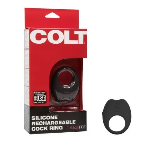 Calexotics Colt Silicone Rechargeable Cock Ring - Black