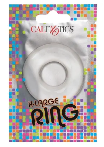 Calexotics Foil Pack X-Large Ring - Clear (Prepack of 24)